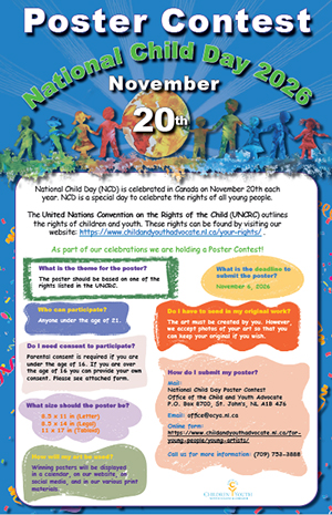 National Child Day Post Contest Poster
