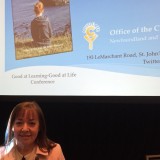 Jackie Presenting at NLESD Conference - March 2020 Jackie Presenting at NLESD Conference - March 2020